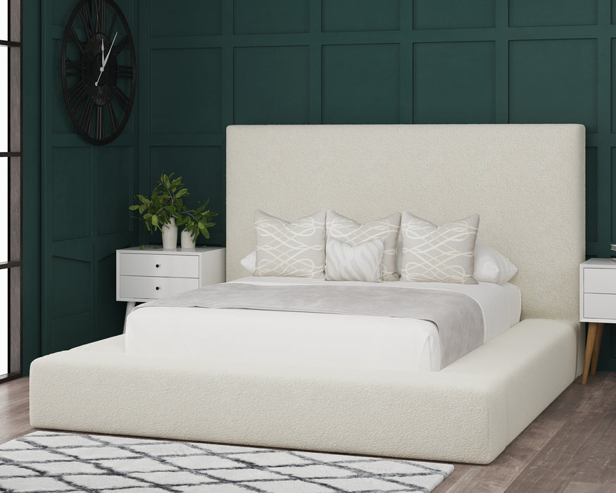 Zen Teddy Boucle Bed Frame With Storage Options