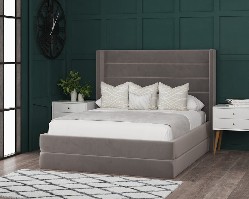 Baku Wingback Bed Frame With Storage Options