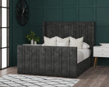 Enzo Wingback Bed Frame With Storage Options
