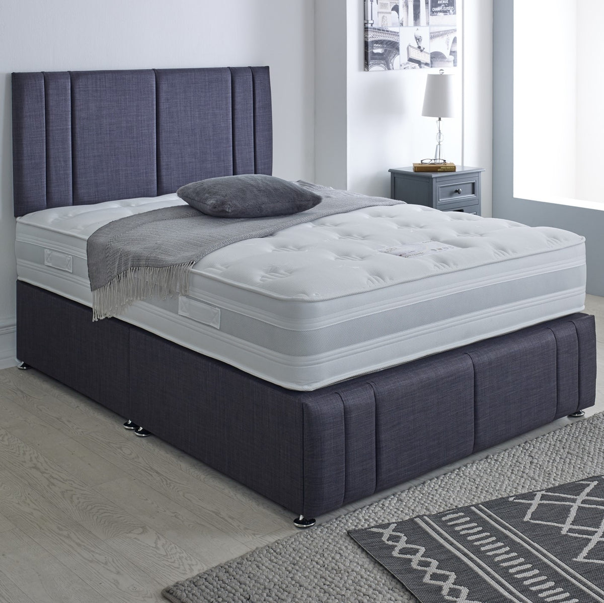 Akira Divan Bed with Headboard & Footboard — My Divan Bed