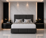 Ash Divan Bed with Headboard & Footboard