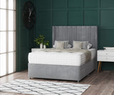 Oscar Wing Divan Bed with Drawer & Floorstanding Headboard