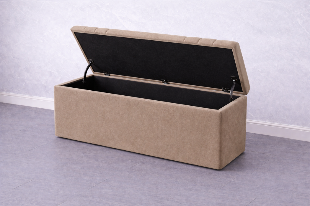 Harriet Ottoman Plush Box