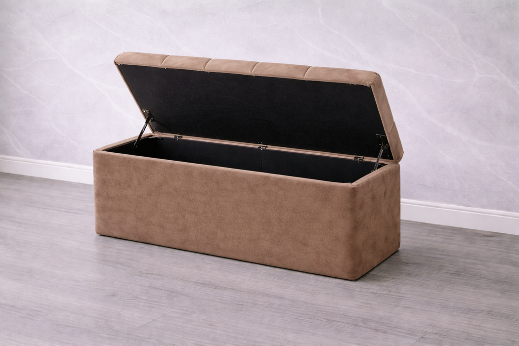 Hugo Ottoman Plush Box