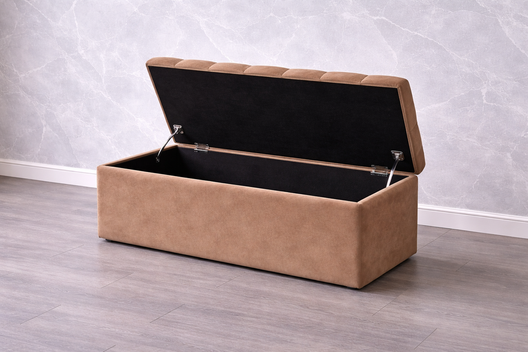 Chesterfield Ottoman Box Plush