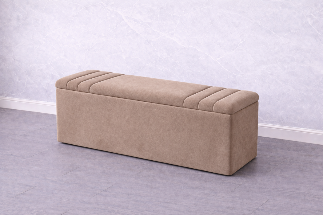 Harriet Ottoman Plush Box