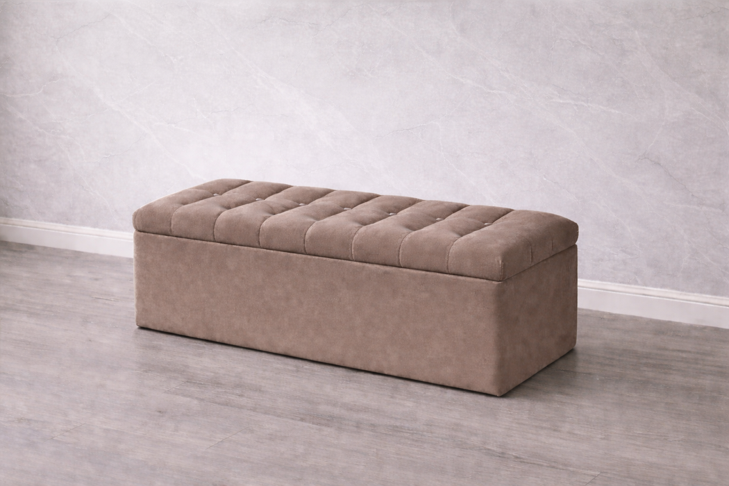 Hugo Ottoman Plush Box