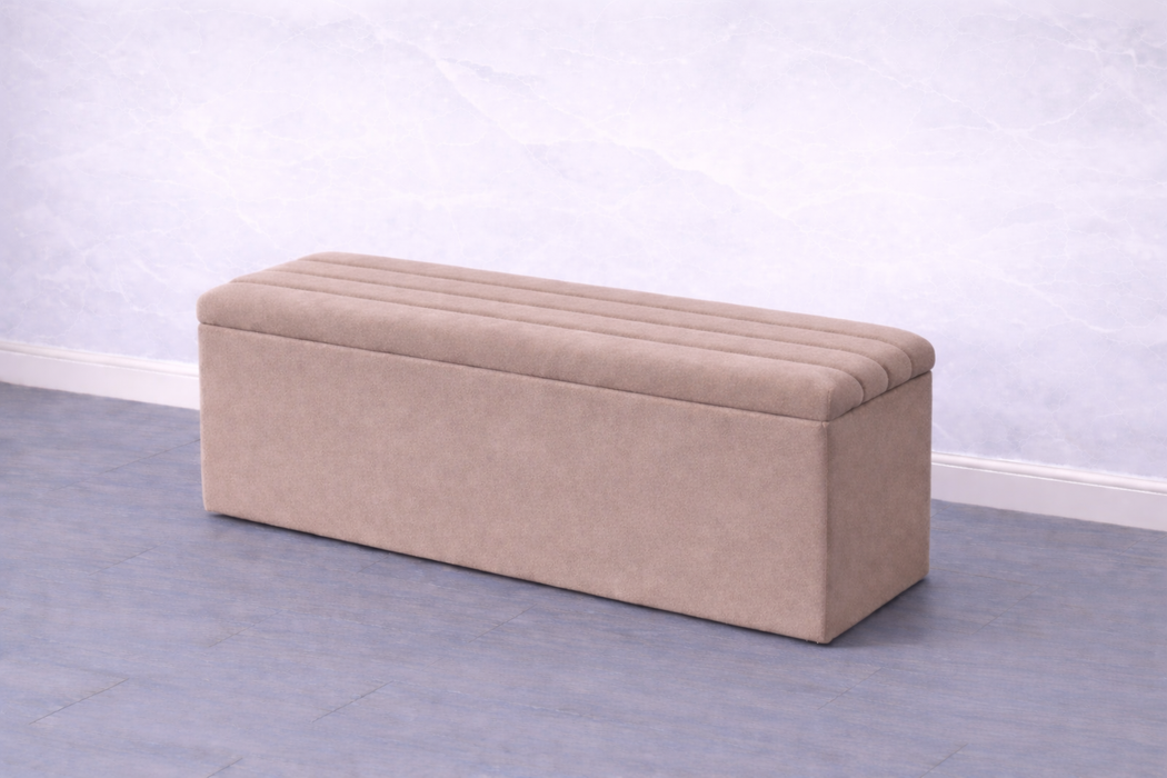 Yuna Ottoman Plush Box