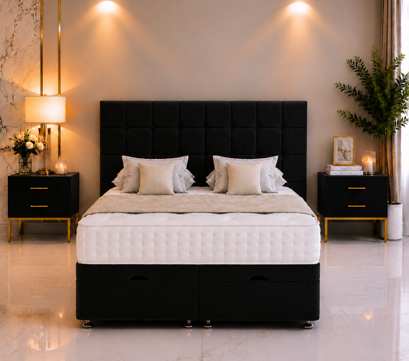 Belle Ottoman Divan bed Set