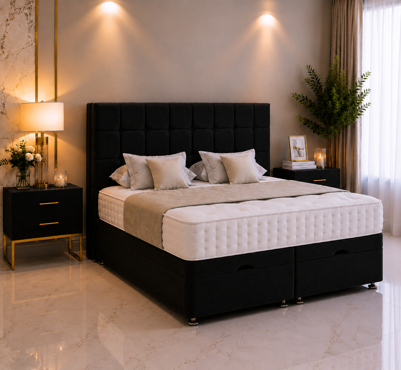 Belle Ottoman Divan bed Set