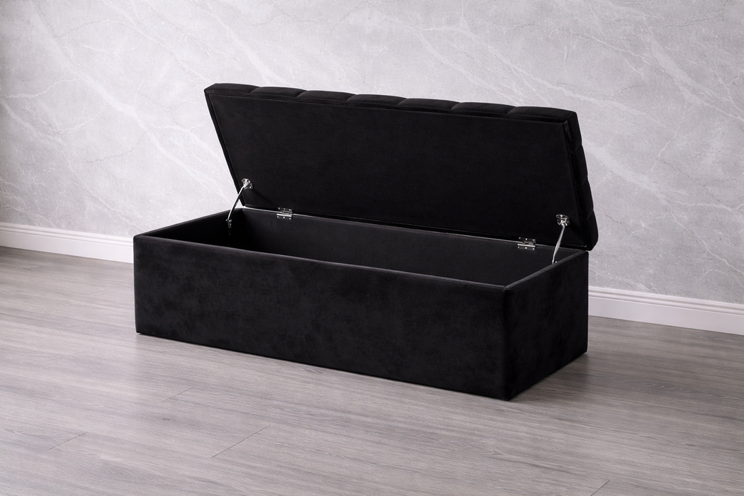 Chesterfield Ottoman Box Plush