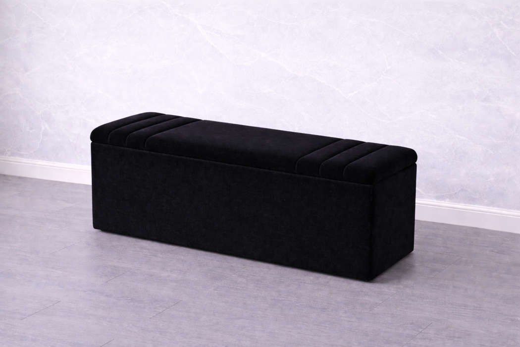 Harriet Ottoman Plush Box