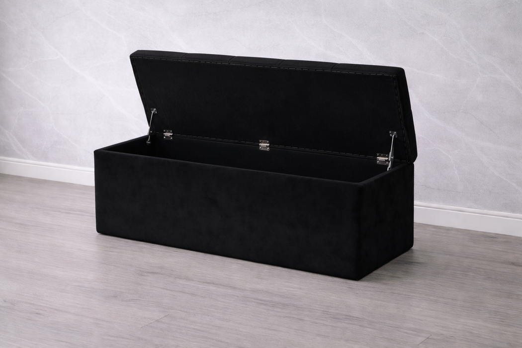 Maya Ottoman Plush Box