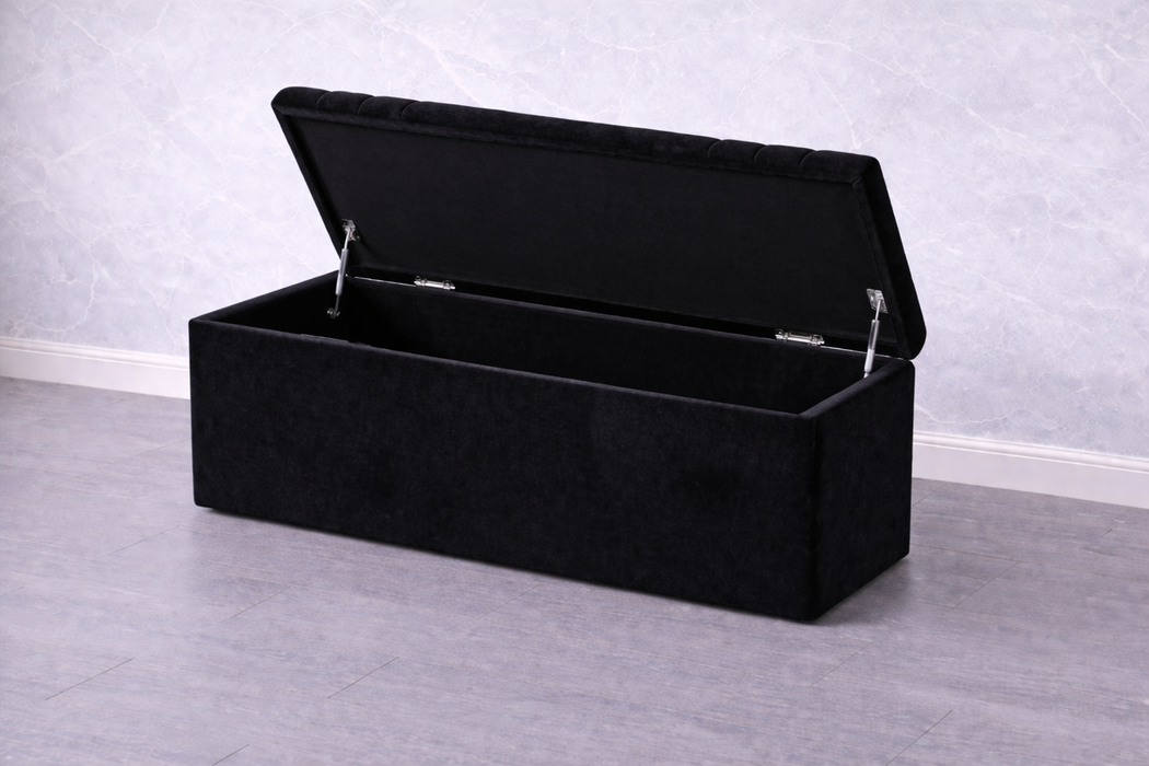Harriet Ottoman Plush Box