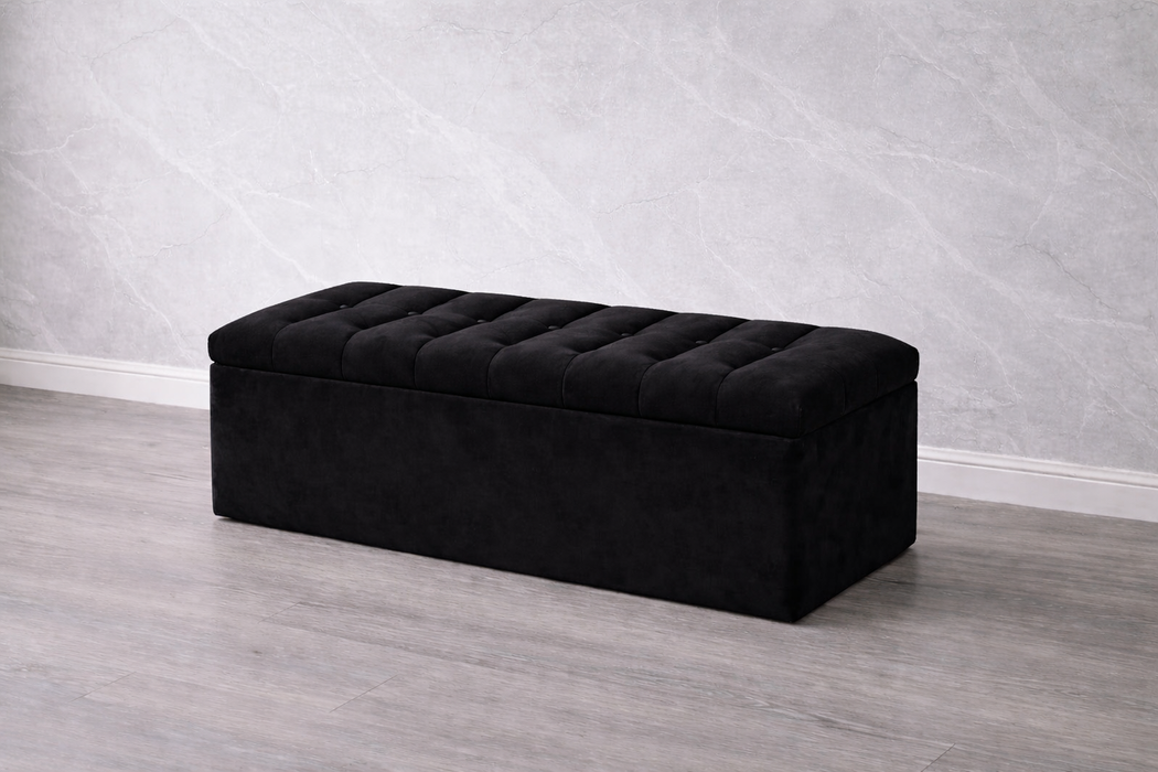 Hugo Ottoman Plush Box