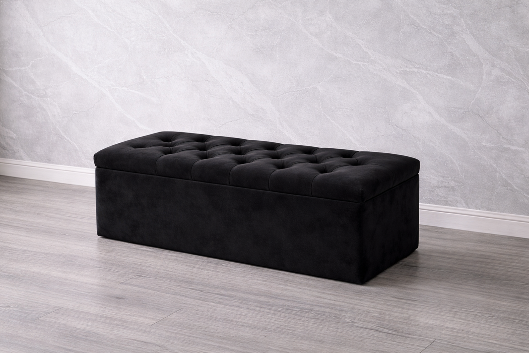 Chesterfield Ottoman Box Plush