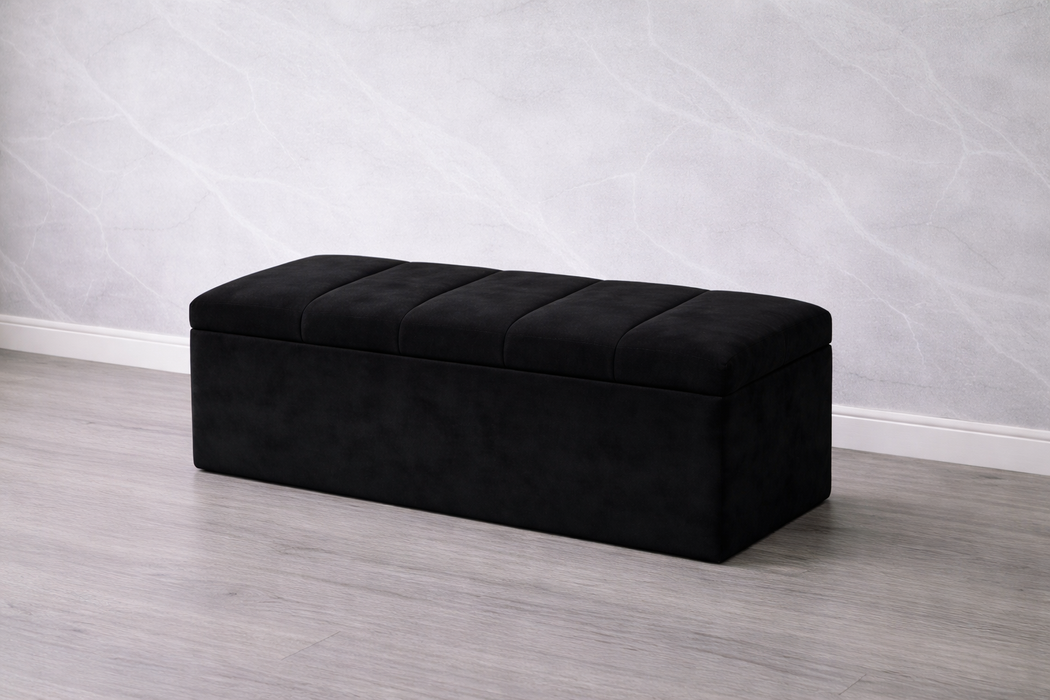 Maya Ottoman Plush Box