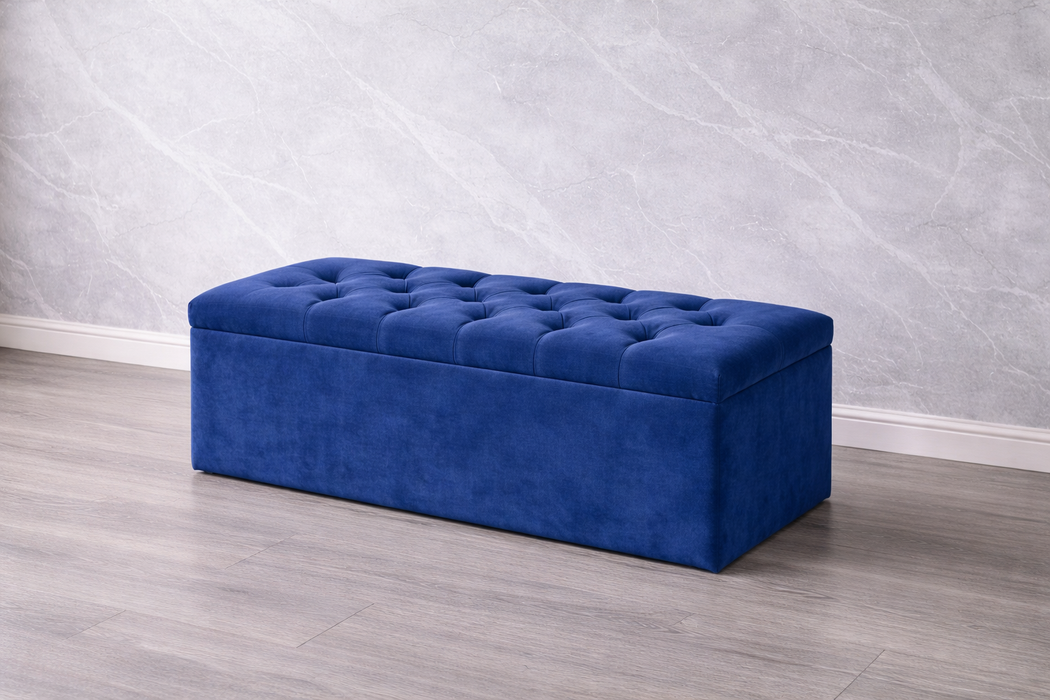 Chesterfield Ottoman Box Plush