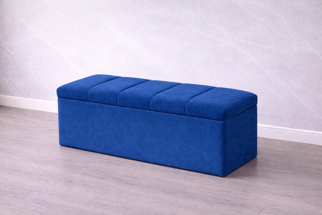 Maya Ottoman Plush Box