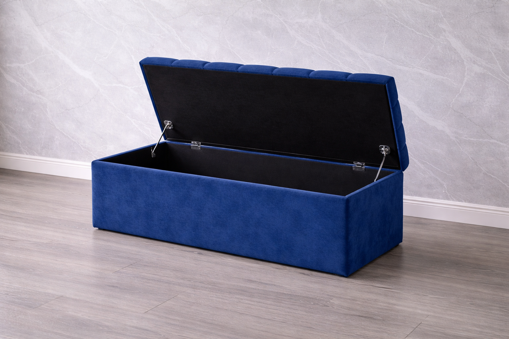 Chesterfield Ottoman Box Plush