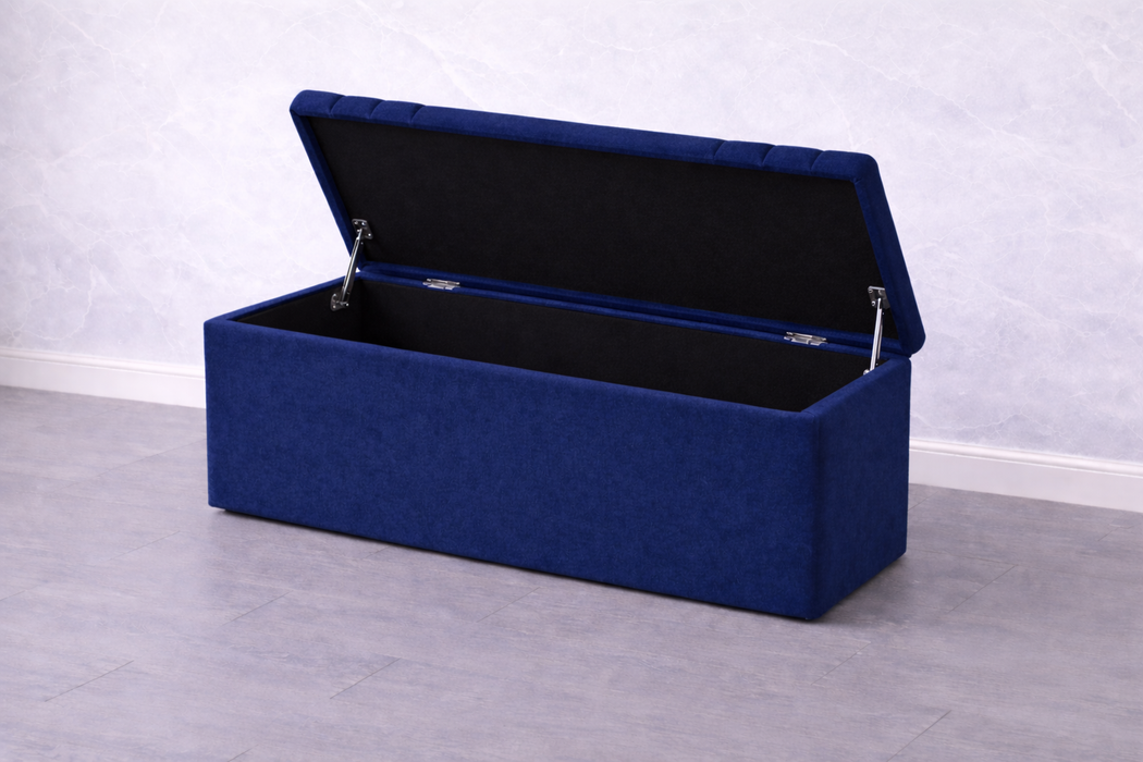 Harriet Ottoman Plush Box
