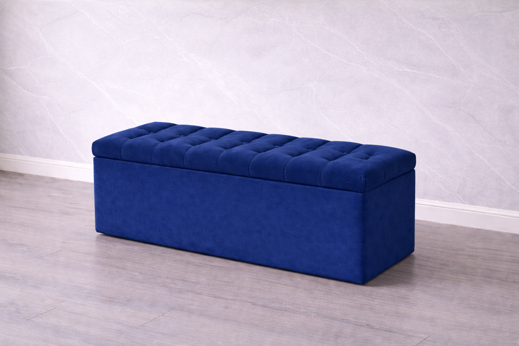 Hugo Ottoman Plush Box
