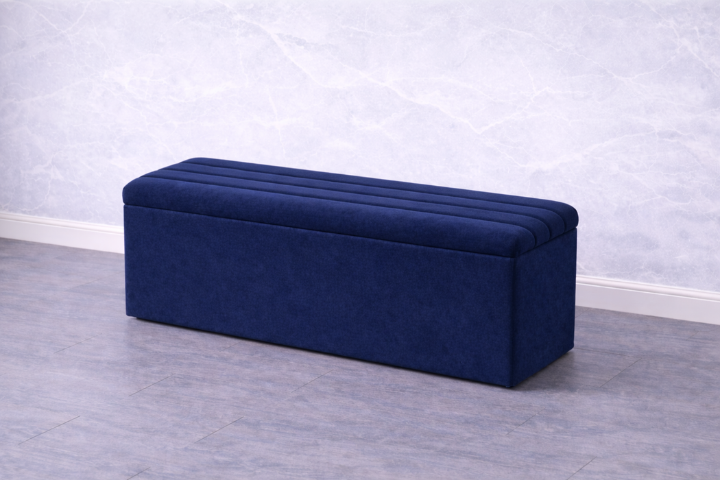 Yuna Ottoman Plush Box