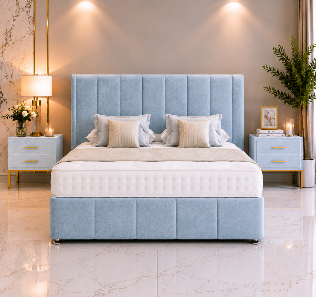 Cairo Ottomaanse Divan Bed Met Voetbord