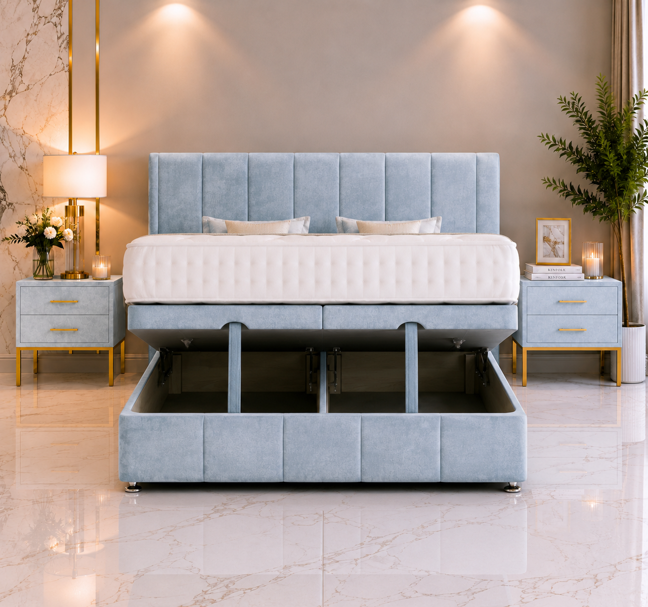 Cairo Ottomaanse Divan Bed Met Voetbord
