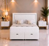Ensemble de lit ottoman perlé Candis