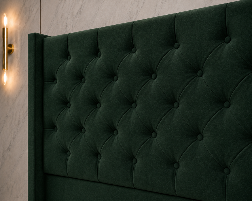 Chesterfield Wing Headboard