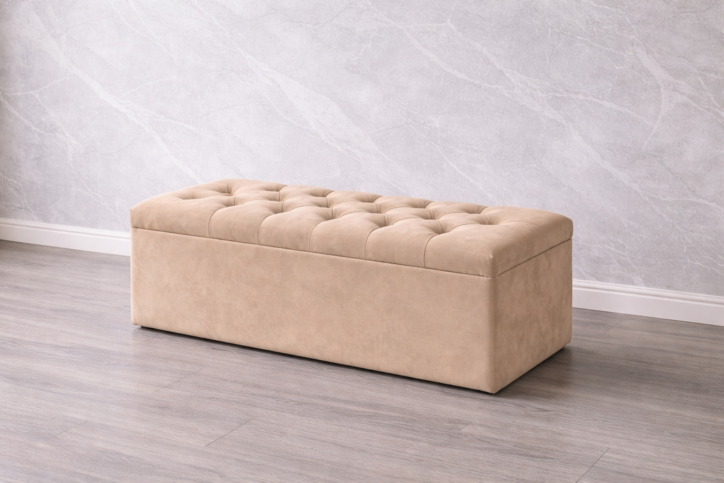 Chesterfield Ottoman Box Plush