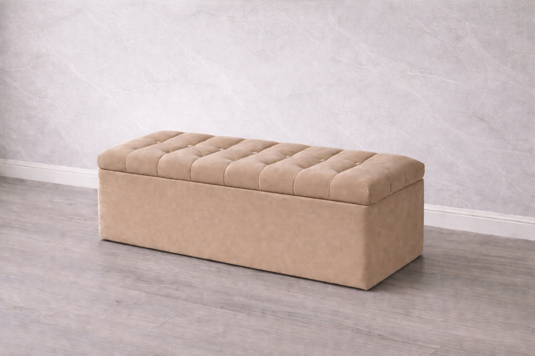 Hugo Ottoman Plush Box