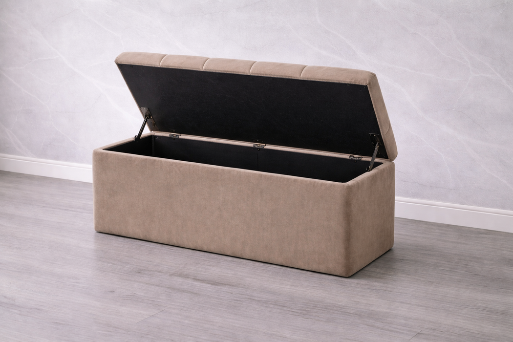 Hugo Ottoman Plush Box