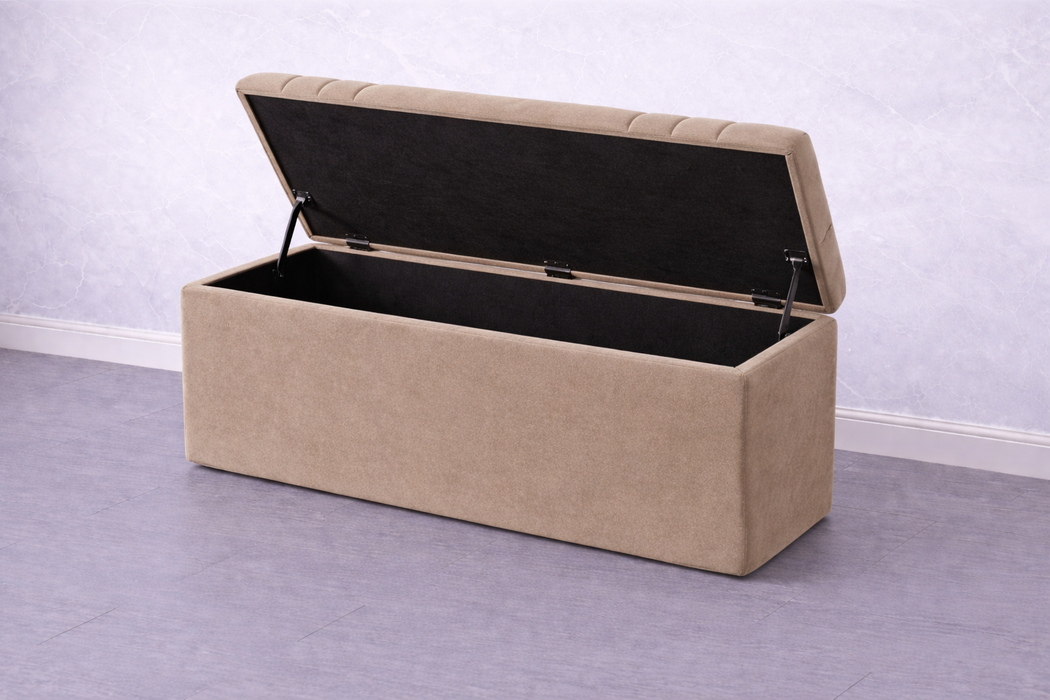 Harriet Ottoman Plush Box