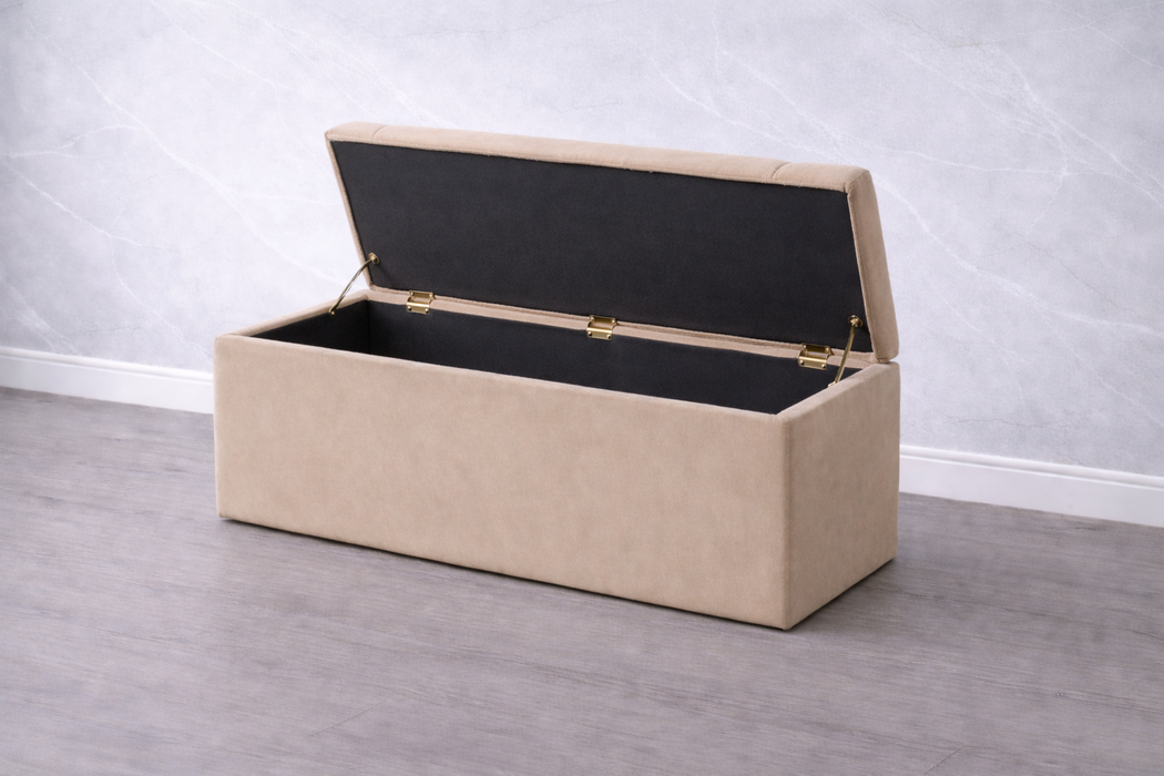 Leo Ottoman Plush Box