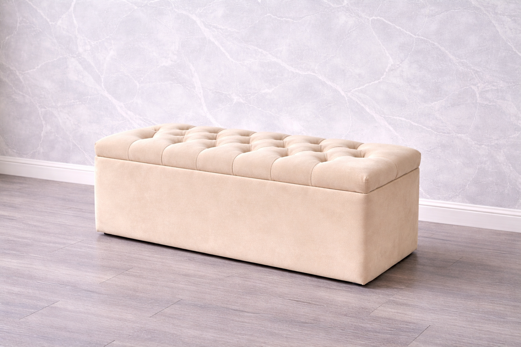 Chesterfield Ottoman Box Plush