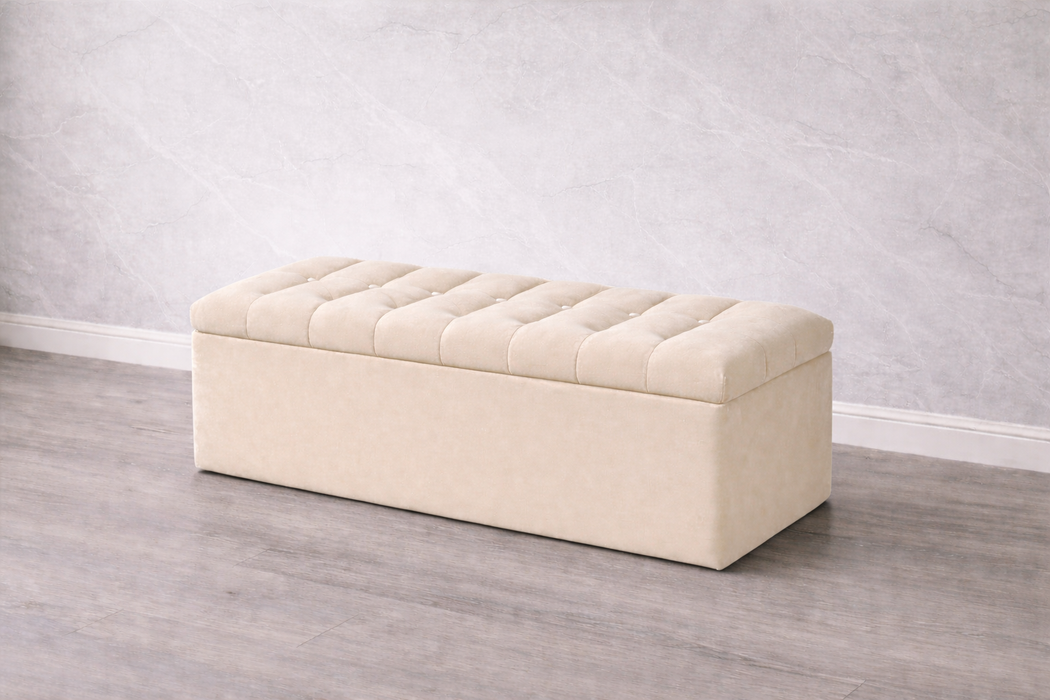 Hugo Ottoman Plush Box