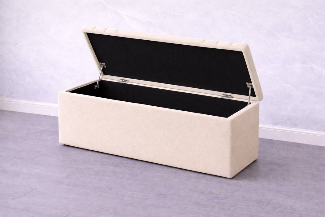 Harriet Ottoman Plush Box