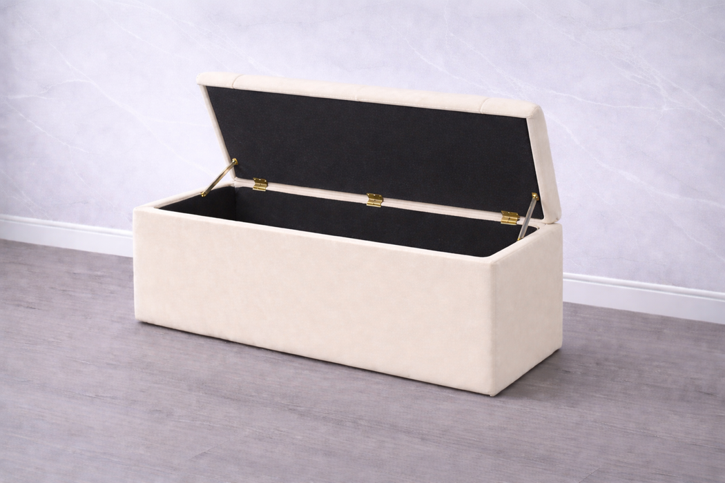 Leo Ottoman Plush Box