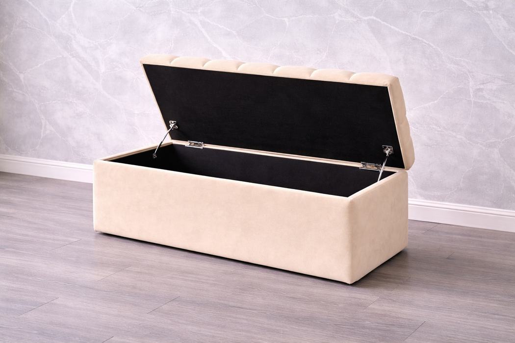 Chesterfield Ottoman Box Plush