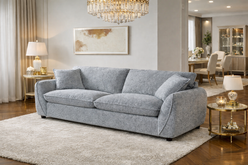 Misko Grey 2 Seater Sofa
