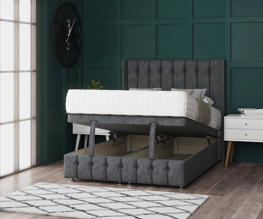 Meadow Wing Ottoman Bed With Footboard