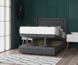 Darwin Wing Ottoman Divan Bed With Footboard