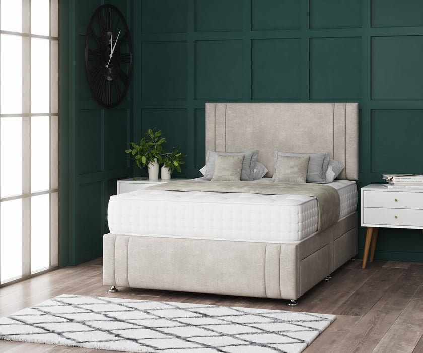 Akira Divan Bed with Headboard & Footboard