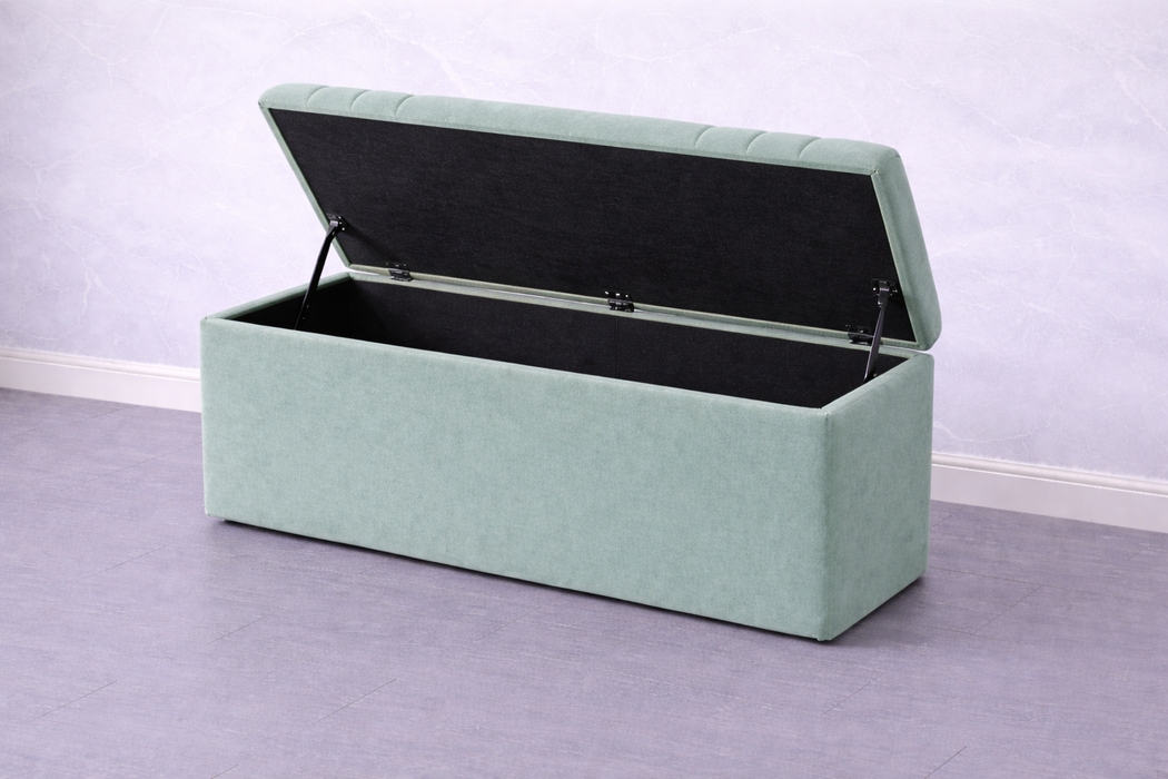 Harriet Ottoman Plush Box