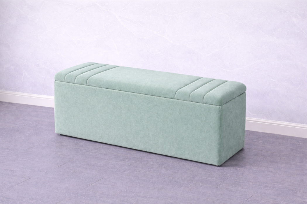 Harriet Ottoman Plush Box