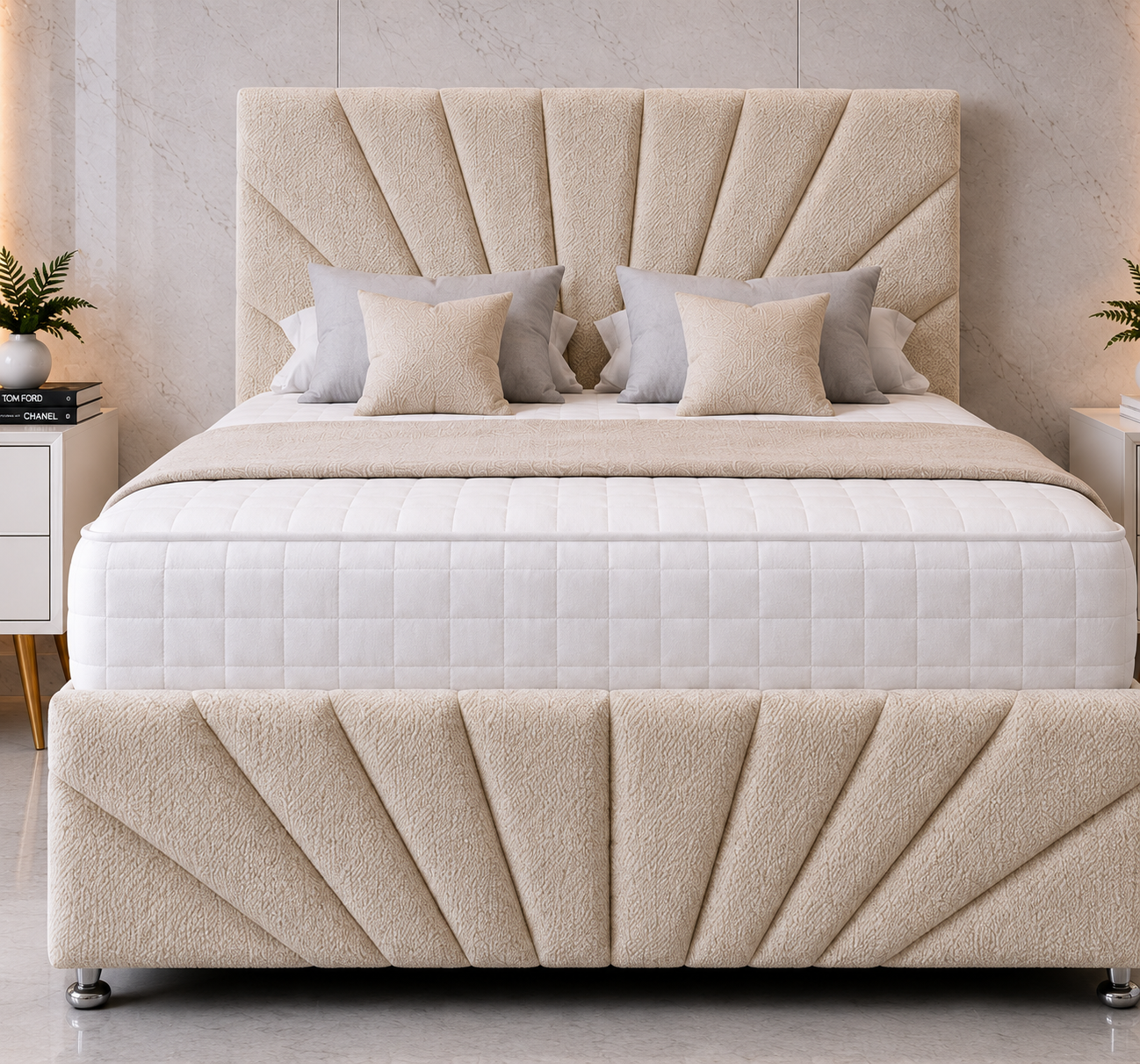 Falcon Divan Bed met Hoofdbord &amp; Voetbord