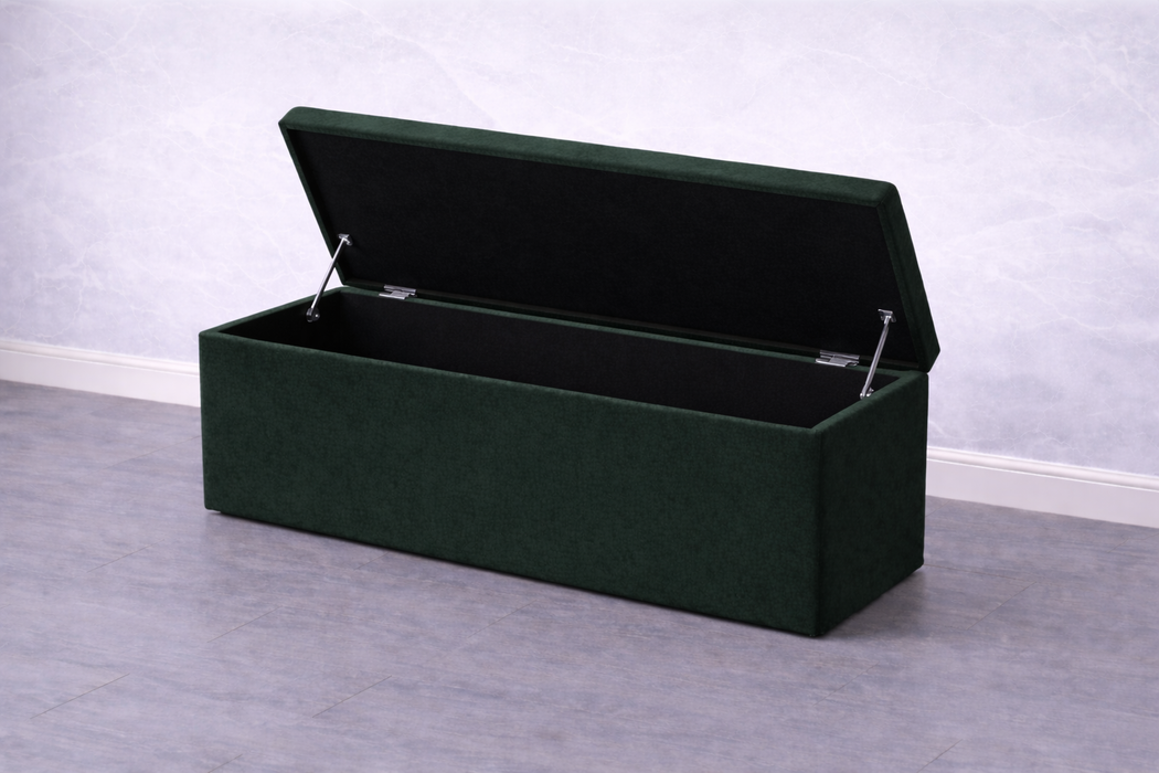 Yuna Ottoman Plush Box