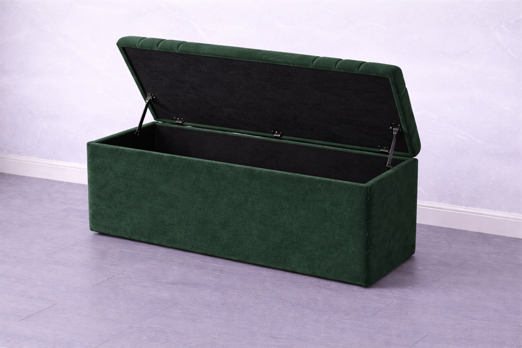 Harriet Ottoman Plush Box